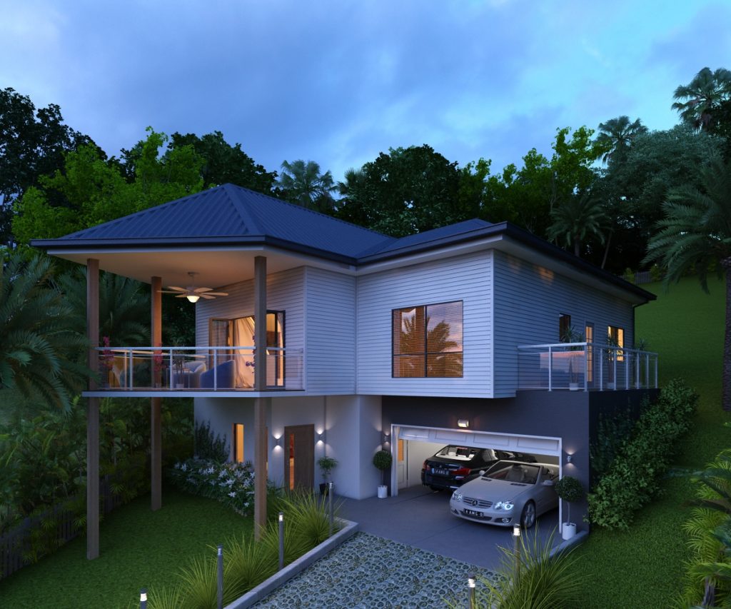 Steep block front right